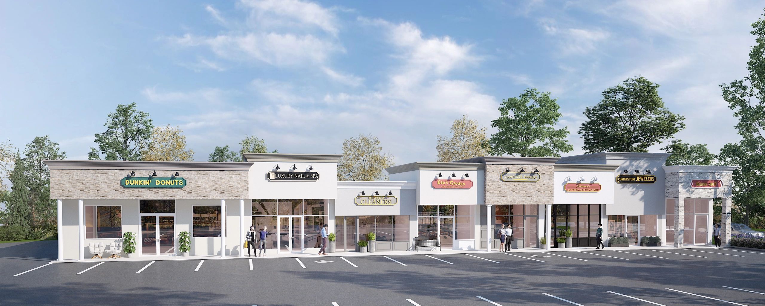 The Shoppes on Bethany Dunkin Donuts, One Stop Shopping